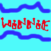 A static image with blue and cyan background featuring repeated red and white stylized text 'winnie' and small red 'n' symbols in light blue shapes.
