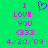 Green background with pink text reading "I LOVE YOU <3 4/20/09" and a purple pixelated heart symbol above the text.