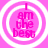 Four circular pink icons with white rings and text "I am the best" in varying ring counts, displayed on a solid pink background.