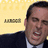 Pixelated image of a person in dark suit and white shirt against yellow background with partial text.