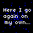 Pixelated text repeats across a black background with blue speckles, transitioning from white to gray in the bottom-right corner.