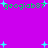A static digital image with a bright purple background, green text reading 'geogiabs?', and scattered light blue plus signs as decorative elements.