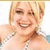 A split-frame image shows a smiling person with short blonde hair on the left and an eye close-up with 'Hilary Duff' text below it on the right.