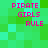 Pixelated green background with repeated pink text "PIRATE GIRLS RULE" in four identical sections