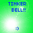 Green background with blue text 'TINKER BELL!!' and a smiley face ':)' in four quadrants, each showing different light effects.
