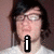 A four- shows a person with dark hair and glasses in different poses with overlaid text: 'i', 'love', 'him', and a blank