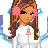 Pixel art contact sheet showing a female character in winter attire with pink accents and blue crystalline wings, alongside text reading "WintEr BaBii" on a pink background.