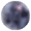A circular blue-gray icon with a pinkish glow at the top, displaying the word "Enter" in white cursive text across the bottom half.