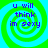 Four identical spiral patterns with green and cyan colors, each containing blue text reading 'u will think im sexy' in a pixelated font.