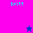 Pixelated icon with cyan 'britt' text on pink, purple, and blue backgrounds featuring a dark blue star in top-right quadrant and a pink star in bottom-left quadrant.