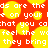 Pixelated text repeats across a red background with yellow circular shapes, displaying phrases about chat and feelings.