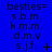 Blue background with repeated text blocks and changing symbols at the bottom of each block.