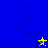 A split-screen animated icon with blue and yellow sections displaying 'See You On The Big Screen' text, featuring a pixelated star that changes color from yellow to blue.