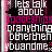 Pixelated text in white and magenta on a dark background with pink vertical stripe, reading 'lets talk about spaceships or anything other than youandme' with small cross symbols.