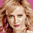 A 48x48 pixel animated contact sheet showing three sampled frames of a celebrity-themed buddy icon with distinct background colors and facial expressions.