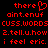 Red pixelated text on black background with heart symbol replacing 'o' in 'there', repeated across two