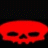 Red skull icon with sword and text 'dead to' on black background, pixelated style.