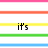 A static image with horizontal colored stripes and pixelated text reading "it's me" above a partially visible word ending in "betch!".