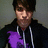 Pixelated image of a person in a black hoodie with white drawstrings and a purple graphic, next to pixelated text reading 'pete is sexy!!'