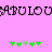 Pixelated black text on pink background with green and light-green plus signs below, showing animation of one sign changing color.