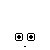 Animated contact sheet of a 50x50 pixel AIM buddy icon showing sequential frames with alternating text visibility and eye symbols.