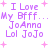Pixelated text in purple and pink with repeated phrases, surrounded by small plus signs on a white background.