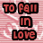 Pixelated text on a pink striped background with white heart outlines, stating 'TO FALL IN LOVE IS AN EMOTIONAL ACCIDENT DON'T REGRET IT' in red and purple fonts.