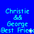 Blue background with repeated cyan text and symbols arranged in a pattern