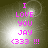 Pixelated text reads "I LOVE YOU JAY <333 !!!" in bright pink on a dark green background with a central light burst effect.