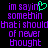 Purple pixelated text on black background with green heart symbol replacing 'i' in 'im sayin'