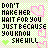 A 48x48 pixel animated contact sheet of a text-based buddy icon featuring repeated phrases and heart symbols on a light background.