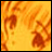 A 48x48 pixel animated contact sheet showing two frames of a fiery orange-yellow background with red flame-like shapes on the left, and white text reading "Anime IM" above smaller text "COM" on a black background to the right.