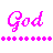 Pixelated text and symbols in multiple colors form a religious-themed wordwall with heart shapes, stars, and dotted lines on white background.