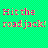Pixelated green background with multicolored text reading 'Hit the road jack!' and a pixelated character in armor on white checkered background.