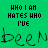 Green background with repeated text and handwritten-style words, showing animation changes in lettering across frames.
