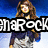 Pixelated image of a person with long brown hair wearing a dark top and light pants, standing against a blue gradient background with large white text overlay.