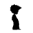 A 3x2 contact sheet of six animated frames from a Boondocks-themed AIM buddy icon showing character silhouettes, text overlays, and time indicators across different animation states.