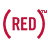 A 4x4 contact sheet of animated frames showing a red-themed icon with repeated text elements and mirrored/rotated variations, including "(RED)", "straight up", "reverse", and "psychology" in white on red backgrounds.