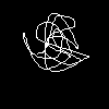 White scribbled line art on black background with gray footer, text reads 'This is how you make me FEEL' in white.