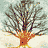 Pixelated tree icon with orange trunk, bare branches, and yellow base reflecting in water under cloudy sky with text "A STATIC LULLABY" below.