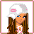 A 4x4 contact sheet of a pixel art animated icon featuring a cartoon girl with brown hair, pink top, white pants, and a white hat with pink dots, showing various poses and text elements including "Live To Love And" phrases and a heart symbol.