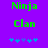 Green pixelated text "Ninja Clan" on purple background with blue star-like symbols below, two identical frames show slight symbol position differences.