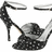 Pixelated high-heeled shoe image with red background and pixelated text reading 'LIFE is short so... BUY THE SHOES!!!!!!'