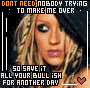 identical pixelated images showing a person with blonde hair and dark eye makeup, wearing a black hooded garment against a dark background