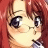 Pixelated anime-style character with red hair and large eyes, next to black background with white text reading 'Anime IM' and 'COM' in stylized font.