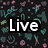 Animated icon with changing background patterns and text elements displaying 'Live', 'It', and 'Up!' over colorful abstract designs.