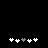 Six white and one gray puzzle-piece icons arranged in two horizontal on a black background, with the middle icon changing from white to gray between frames