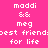 Pixelated text on bright pink background with orange rectangular overlays shifting positions across frames.