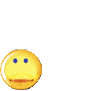 Four yellow circular faces with blue eyes and red mouths appear in a , one speech bubble reads "Blah Blah Blah!!!" on gray background