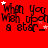 Red background with repeated black text 'When you wish upon a star' and white stars, partially cropped on the right.